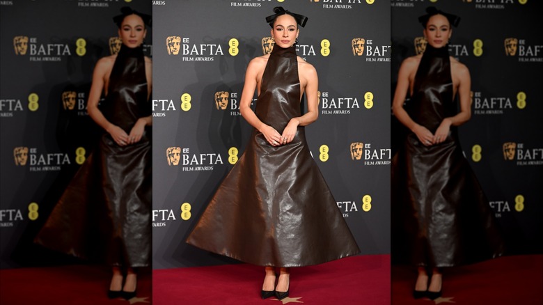 Aurora Perrineau at the 2025 BAFTAs