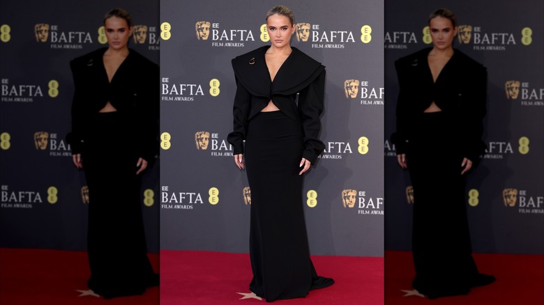 Mollie-Mae Hague at the 2025 BAFTAs