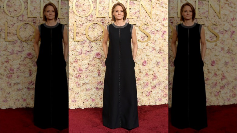 Jodie Foster at the 2025 Golden Globes