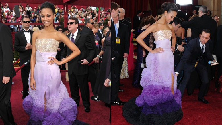 Zoë Saldana at the Oscars