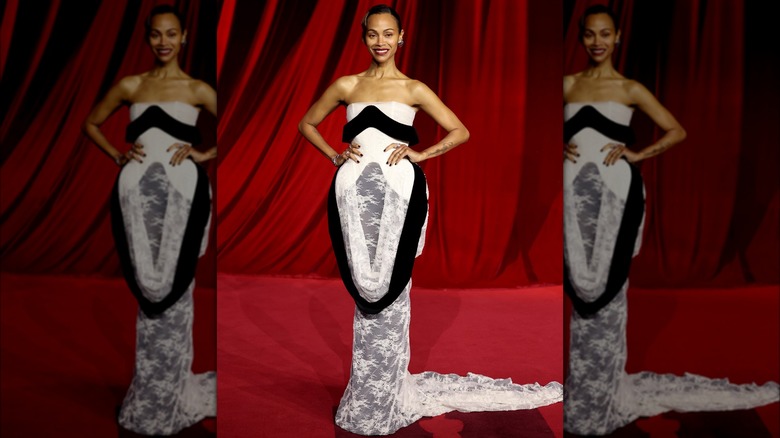 Zoe Saldana on red carpet