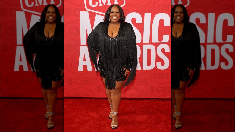 Amber Riley at 2024 CMT Music Awards