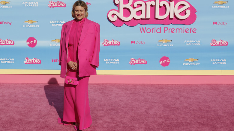 Greta Gerwig at the Barbie premiere