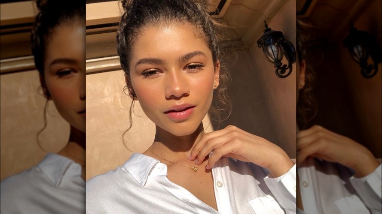 Zendaya with glowing skin