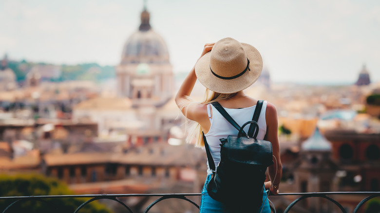 Woman in Italy 