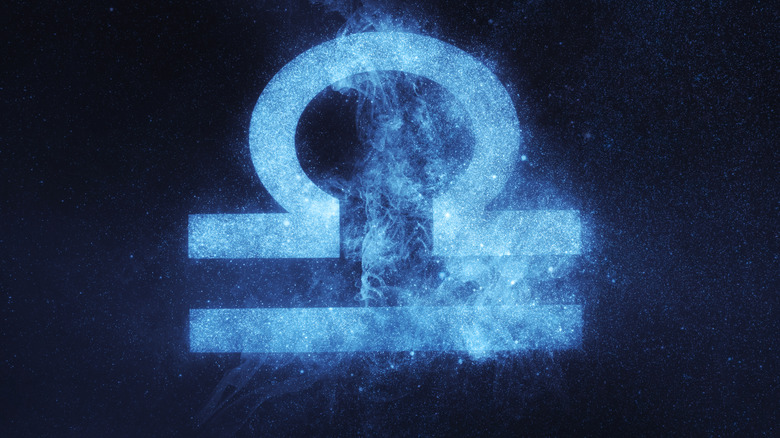 Blue Libra symbol
