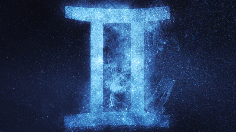 Blue Gemini symbol