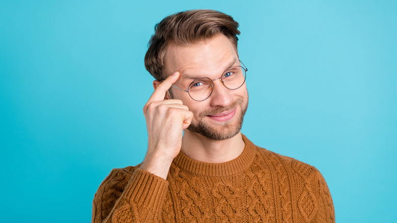 man in glasses