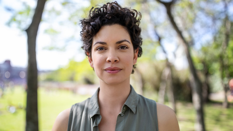 Portrait of a confident woman