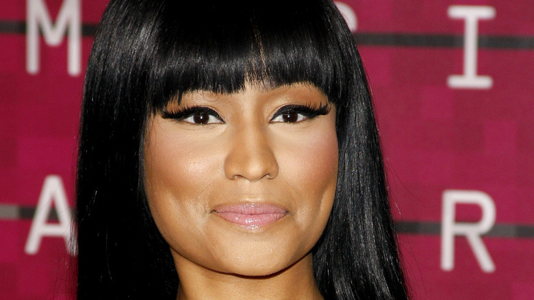 Nicki Minaj smiling