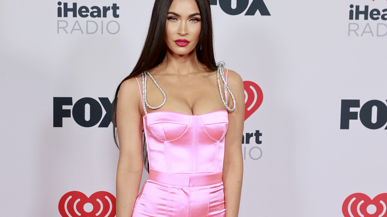 Megan Fox pink jumpsuit