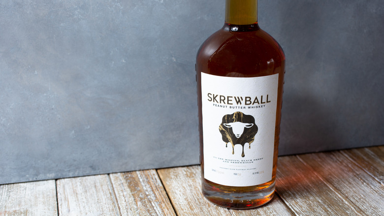 bottle of scewball whiskey