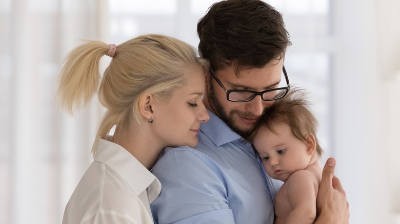 parents and baby