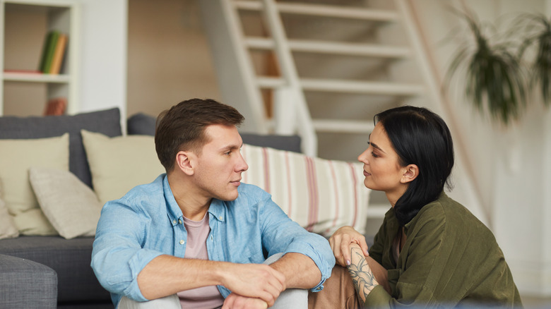 couple talking seriously