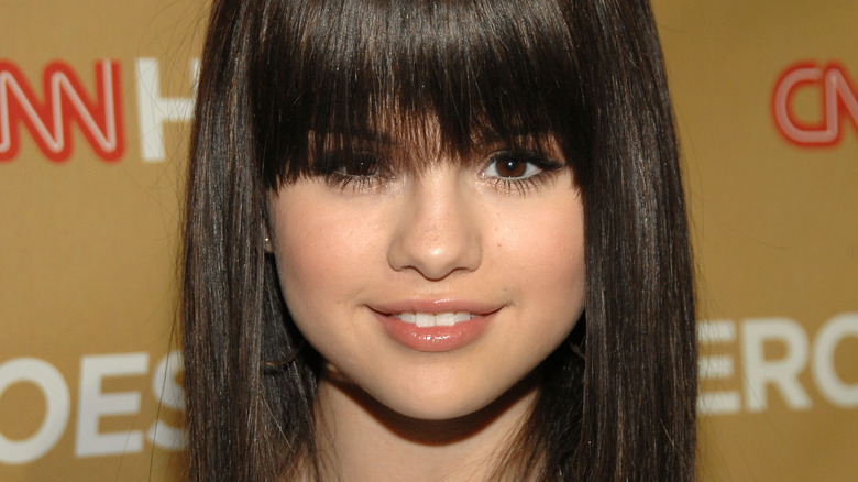 Selena Gomez full bangs