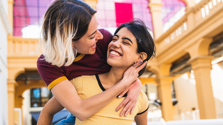 LGBTQ+ women on date