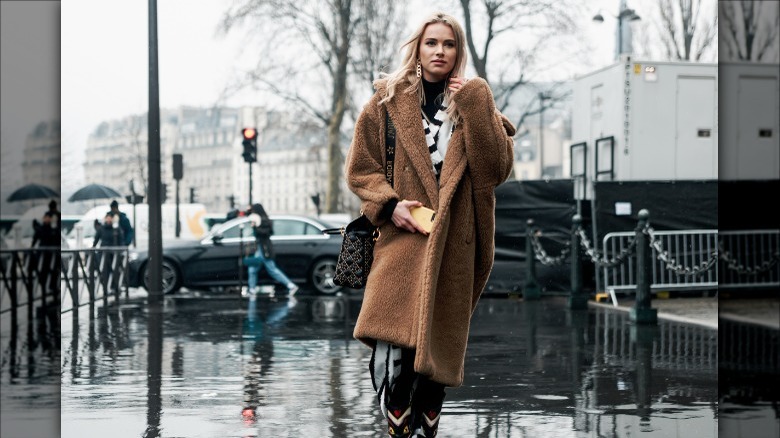 Woman with a Dior bag