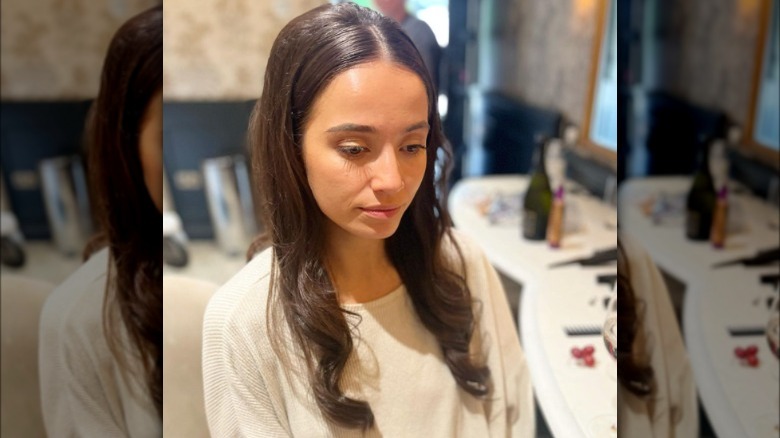 Woman with a '60s hairstyle