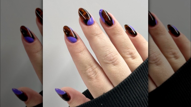 Tortoise shell nails