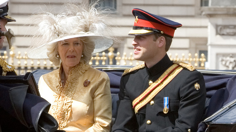 Camilla, queen consort of the United Kingdom, at the 2007 Trooping the Colour ceremony