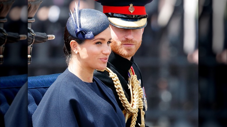 Meghan, Duchess of Sussex, at the 2019 Trooping the Colour ceremony