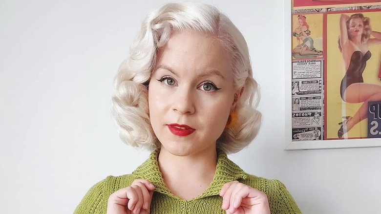 Marilyn Monroe-inspired hair