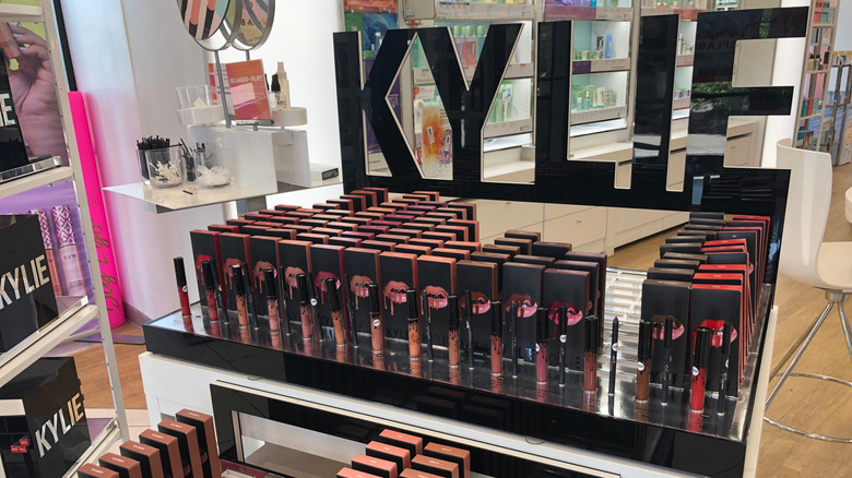 kylie cosmetics on shelves at ulta