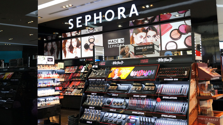 inside of a sephora store