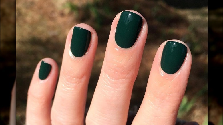 emerald green nail polish