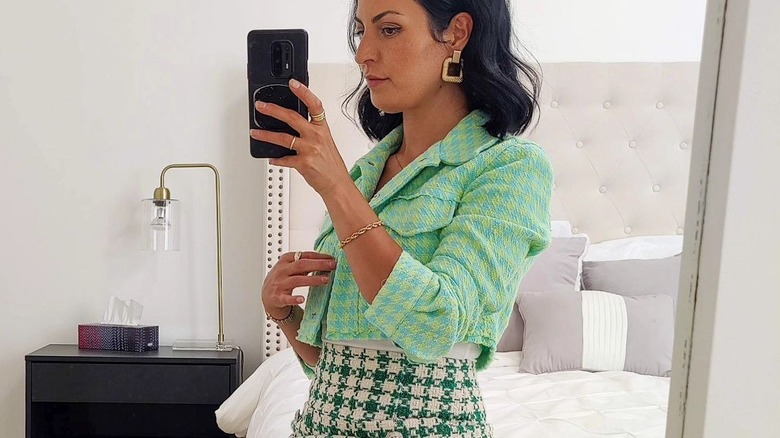Professional green outfit