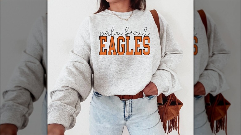 Personalized sports sweatshirt