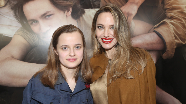 Angelina Jolie with her daughter Vivienne