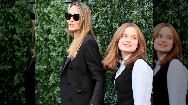 Angelina Jolie with her daughter Vivienne 