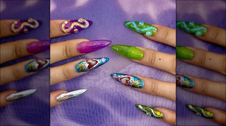 colorful and fun nails