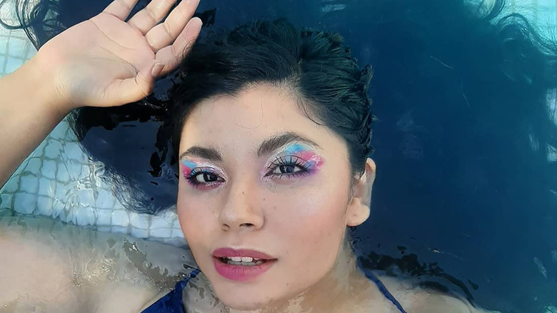 Mermaid pastel eyeshadow