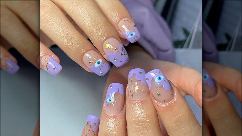 Zodiac French nails