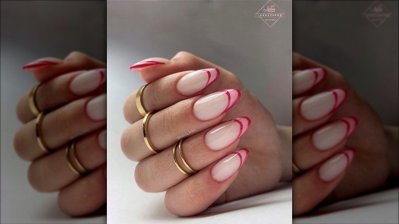 Double French nails