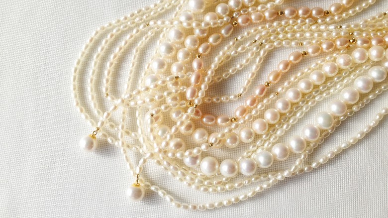 pearl necklaces