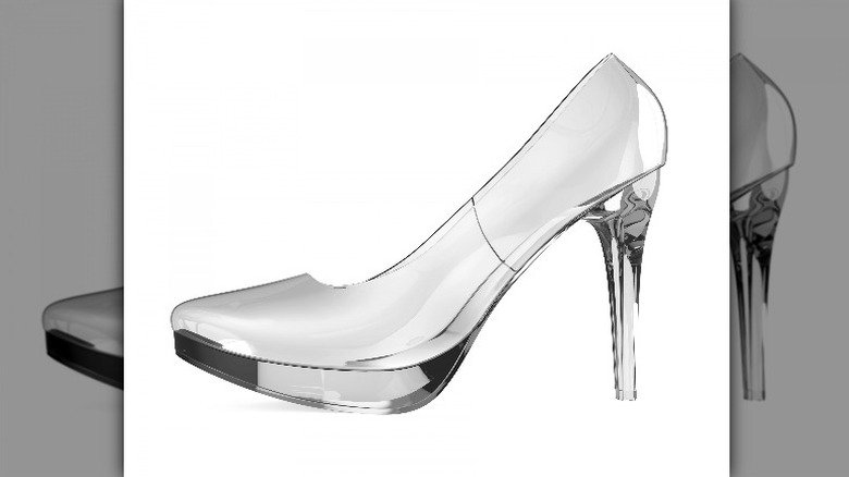 Clear heels