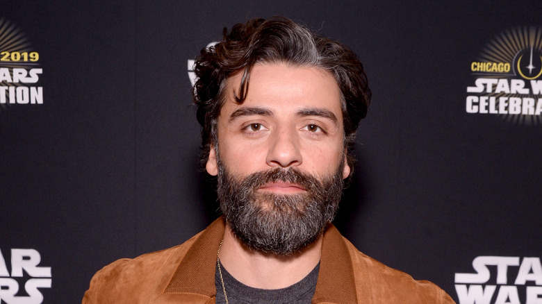 bearded oscar isaac