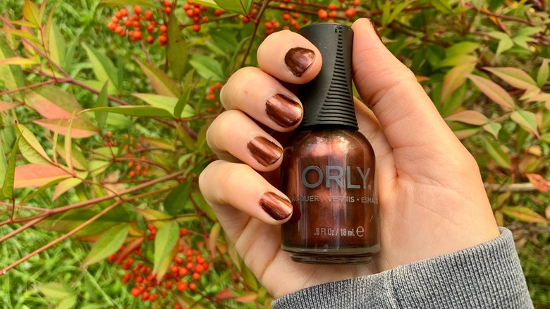 Orly polish in natural light