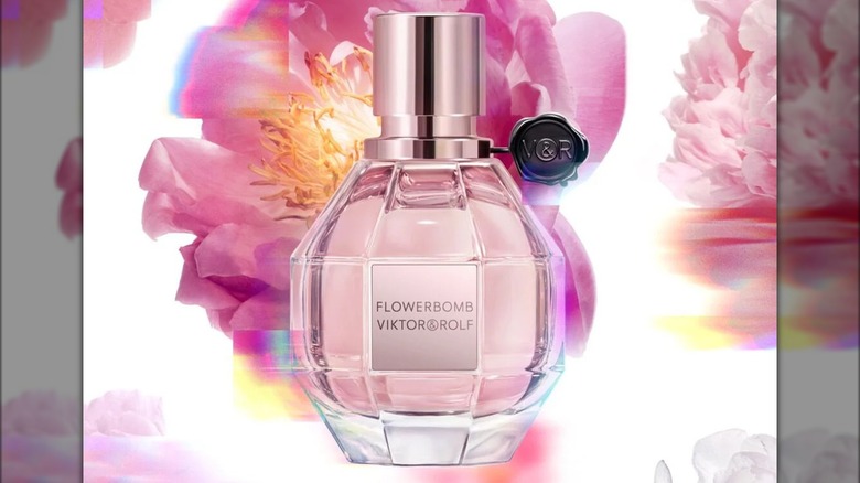 Flowerbomb perfume bottle