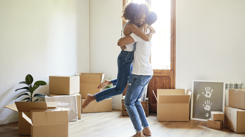 couple moving into new home