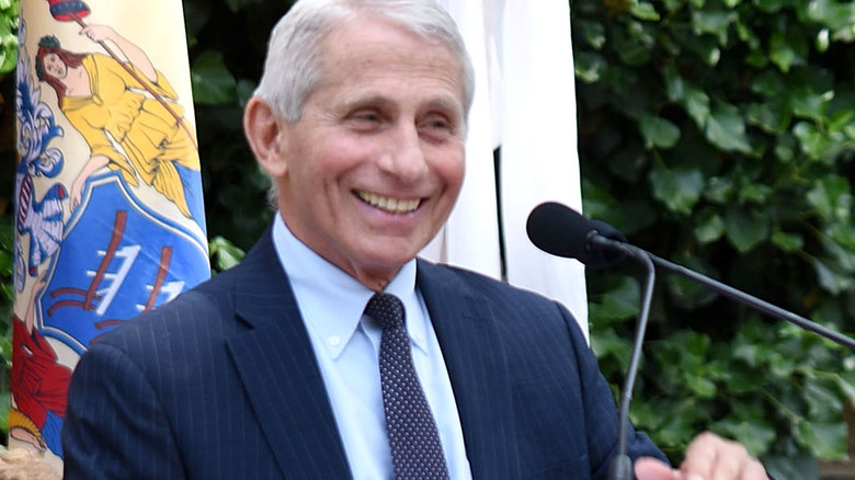 Dr Anthony Fauci smiling