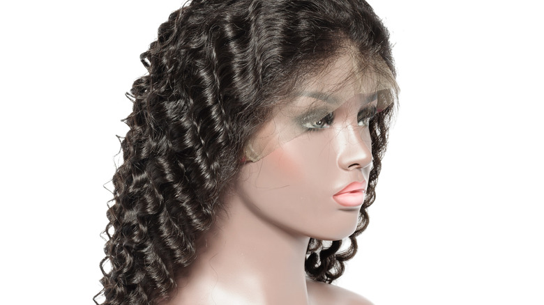 Lace front wig