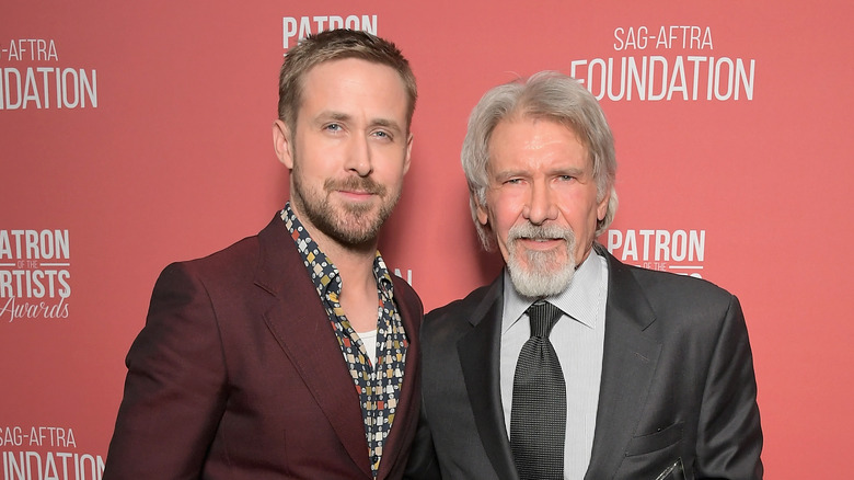 Ryan Gosling and Harrison Ford