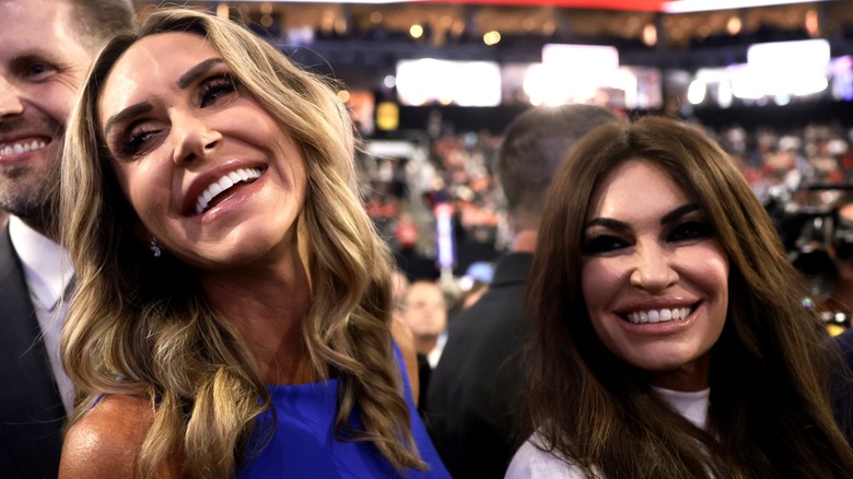 Lara Trump and Kimberly Guilfoyle at the 2024 Republican National Convention.