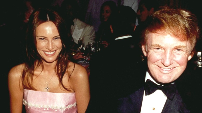 Melania Knauss and Donald Trump, 1999