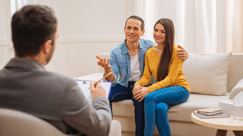 Couple in counseling