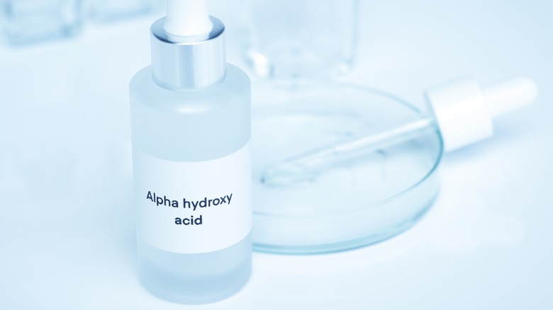 Alpha hydroxy acid bottle